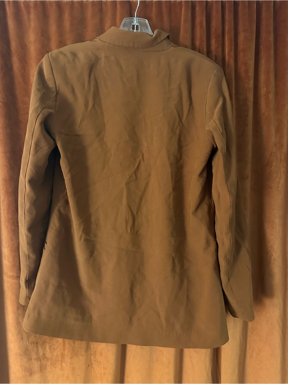 H&M Rust Brown Single-Button Blazer - Picture 3 of 4